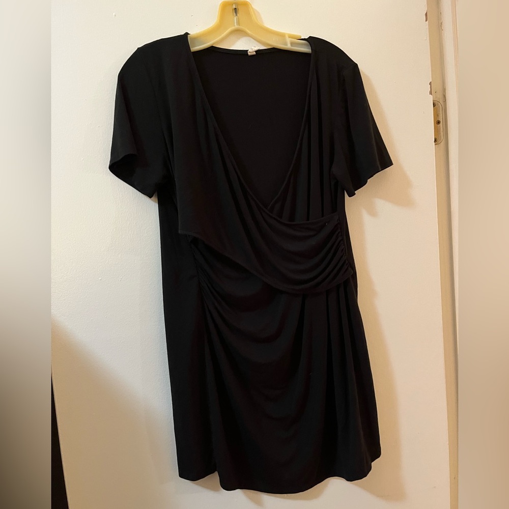 PinkBlush black nursing top